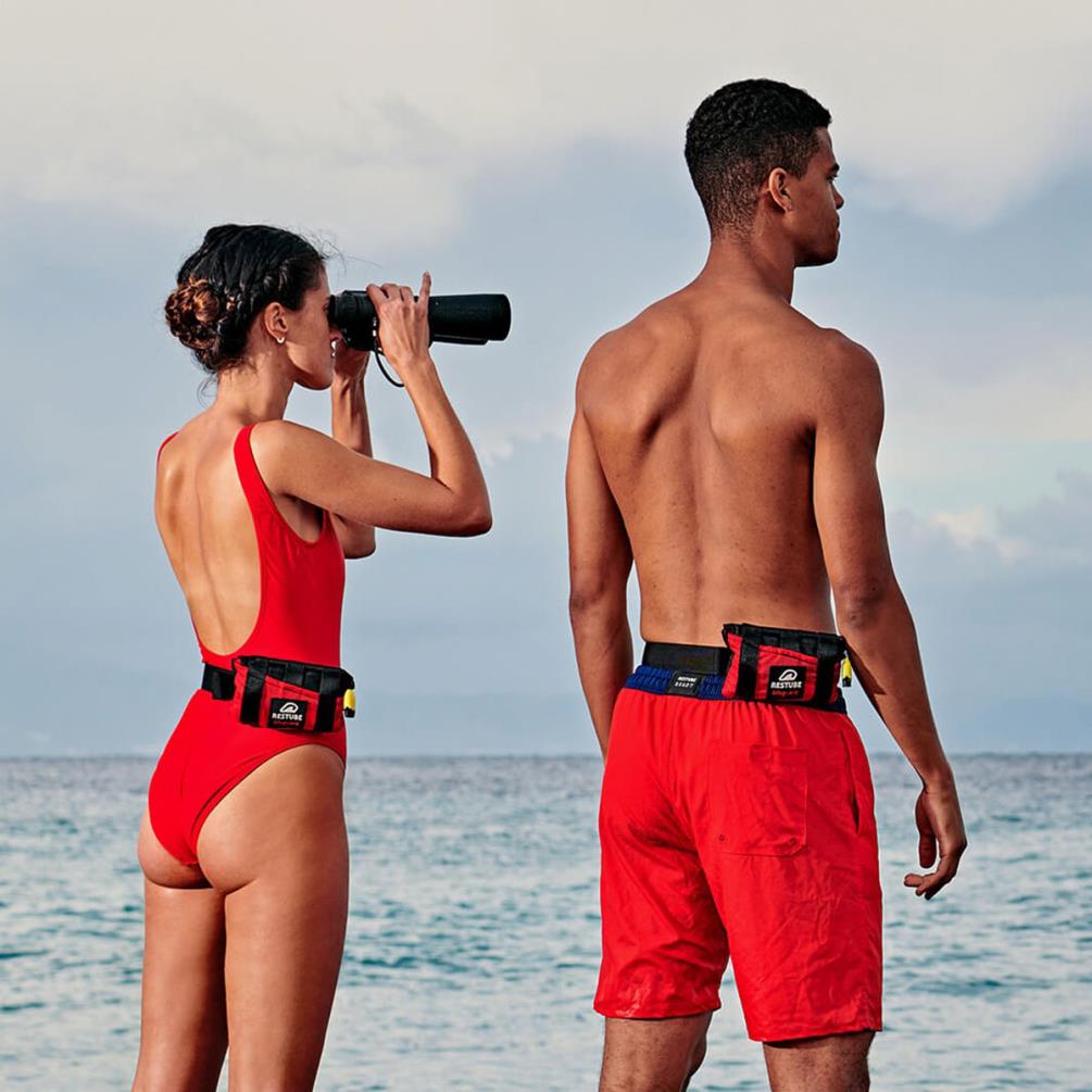 Restube Lifeguard  Inflatable Buoyancy Belt - Red Extra Image 3